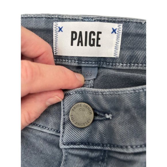Paige Hoxton Straight Ankle Jeans Vintage China Blue Size 26 $189 RARE! - Picture 5 of 8